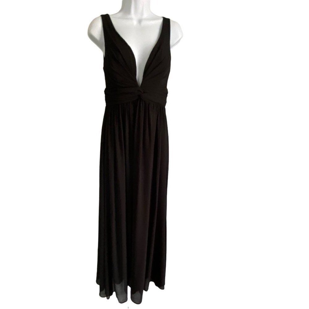 Soieblu Black Sleeveless Maxi Dress Small